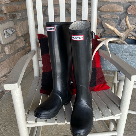 Hunter Shoes Original Hunter Tall Black Boots Edinburg Poshmark